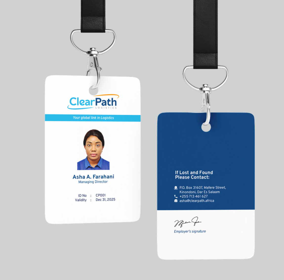ClearPath Logistics Limited Lanyard
